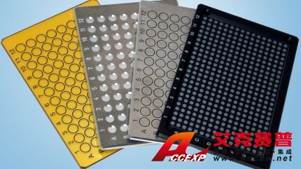 HTS-XT 中可以使用不同類型的可重復(fù)使用、易于清潔的微孔板。