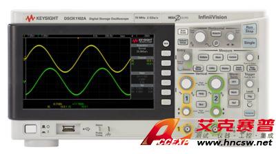 keysight是德 DSOX1102A 示波器：70/100 MHz，2 個模擬通道