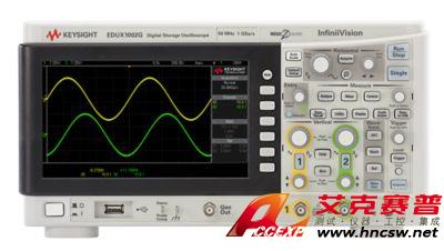 keysight是德 EDUX1002G 示波器：50 MHz，2 個模擬通道